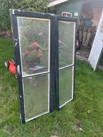 Grenen ramen met enkel glas - 103x147 cm, 100 tot 120 cm, Gebruikt, Overige typen, Minder dan 200 cm