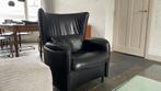 De Sede DS 23 zwart lederen fauteuil., Huis en Inrichting, Fauteuils, Ophalen of Verzenden, Zo goed als nieuw, 75 tot 100 cm, Minder dan 50 cm