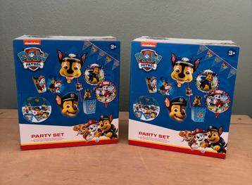 2x Paw Patrol Party Set – Compleet Feestpakket Nieuw in Doos beschikbaar voor biedingen