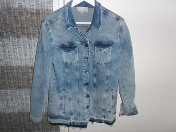 Elvira Blauw Spijkerjasje Maat 42 (NIEUW) beschikbaar voor biedingen