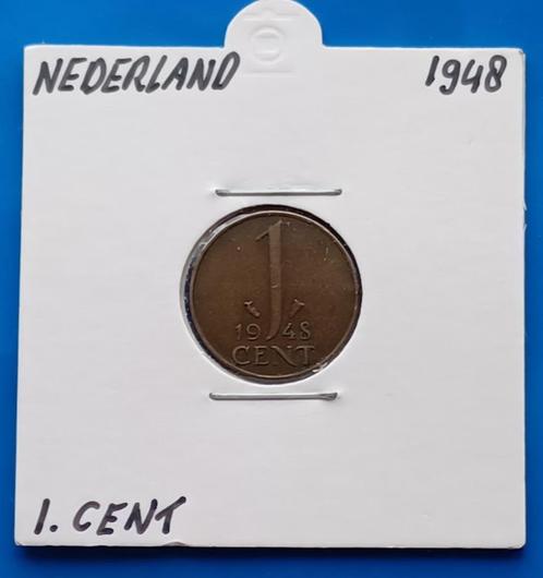 1 cent 1948 - Wilhelmina UNC, Postzegels en Munten, Munten | Nederland, Setje, 1 cent, Koningin Wilhelmina, Verzenden