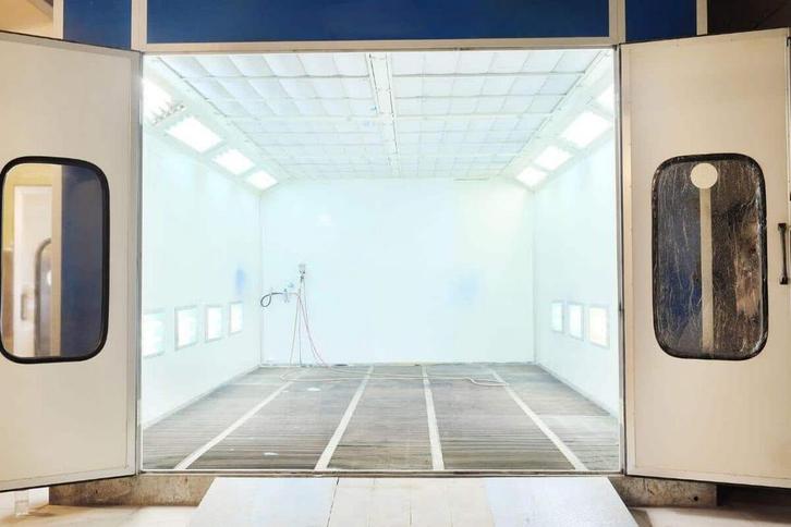 gasgestookte spuitcabine in perfecte staat gekeurd en al, Doe-het-zelf en Verbouw, Compressors, 100 liter of meer, Ophalen of Verzenden