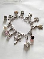 Prachtige antieke zilveren bedel armband., Verzenden, Zo goed als nieuw, Zilver, Navelpiercing