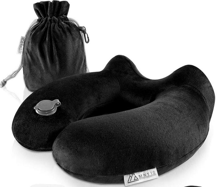 Nek / reis kussen voor vliegtuig, auto, trein, bank, Huis en Inrichting, Woonaccessoires | Kussens, Nieuw, Zwart, Overige vormen