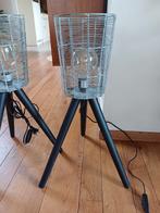 2  design lamp Zijlstra metaal zwart industriële tafel vloer, Antiek en Kunst, Ophalen of Verzenden