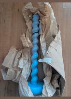 nieuwe polspotten twister xl kandelaar light blue, Overige materialen, 25 tot 50 cm, Nieuw, Kandelaar