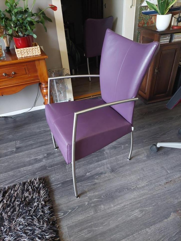 Bert Plantagie fauteuil, Huis en Inrichting, Fauteuils, Gebruikt, Leer, 50 tot 75 cm, Minder dan 75 cm, Ophalen