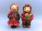 Set van 2 Kerst Egels – Kerstdecoratie – Beeldjes – Winter, Ophalen of Verzenden, Zo goed als nieuw