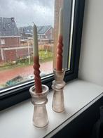 Leuke kandaleren oud roze, Huis en Inrichting, Woonaccessoires | Kandelaars en Kaarsen, Ophalen of Verzenden, Zo goed als nieuw