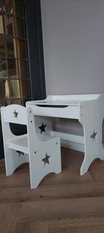 Kinder tafeltje + stoeltje met ster motief, Ophalen, Gebruikt, Tafel(s) en Stoel(en)