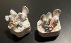 2 porseleinen ringdoosjes. Pillendoosjes. Vintage., Ophalen of Verzenden