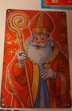 Nieuwe ijzeren sinterklaas wanddecoratie, Diversen, Ophalen of Verzenden