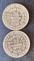 2 x Fl 2,50 unie van Utrecht, Postzegels en Munten, Munten | Nederland, Ophalen, Koningin Juliana, 2½ gulden