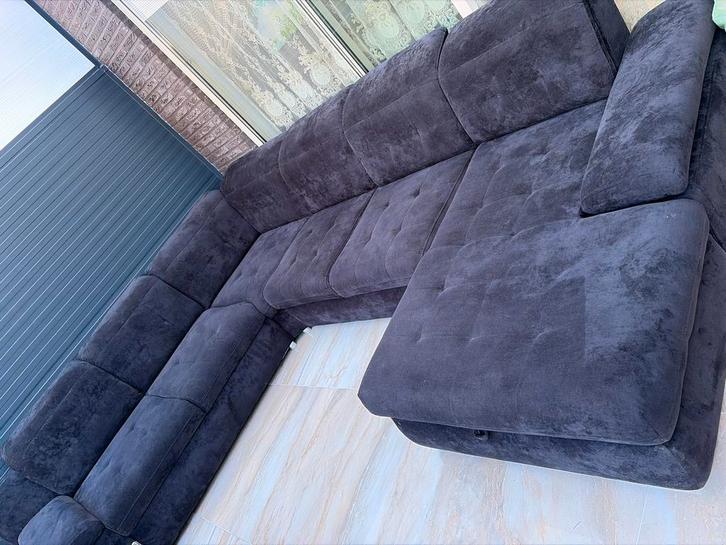 Ruime Seats&Sofa Dubai bank met lounge functie, Huis en Inrichting, Banken | Bankstellen, Zo goed als nieuw, Hoekbank, Vierpersoons of meer