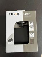Tiger wc-rolhouder met klep mat zwart wood, Ophalen of Verzenden, Nieuw, Zwart, Overige typen
