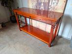 Engelse Sidetable Wandtafel Console 130x45x77cm, Ophalen, Gebruikt, 100 tot 150 cm, Kersenhout