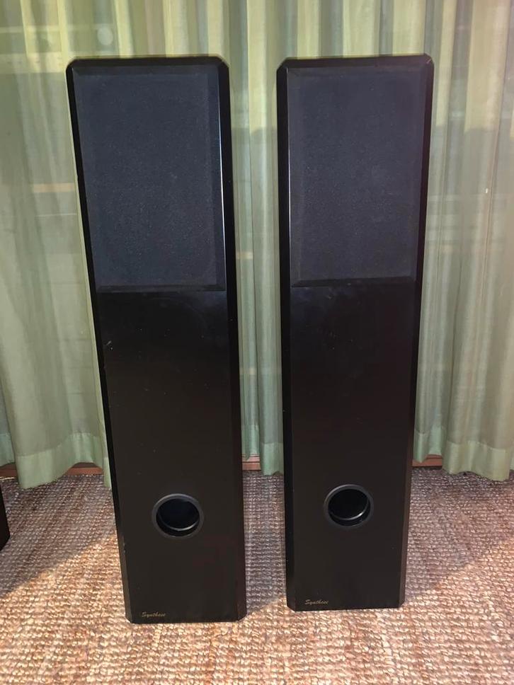 Synthese Floating Classic 3, Audio, Tv en Foto, Luidsprekers, Gebruikt, Front, Rear of Stereo speakers, 60 tot 120 watt, Overige merken