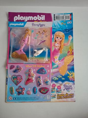 Playmobil Fantasy magazine n2 Frans + figuurtje zeemeermin beschikbaar voor biedingen
