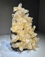 Groot cluster Calciet en Chalcopyriet op Dolomiet. Missouri, Ophalen of Verzenden, Mineraal