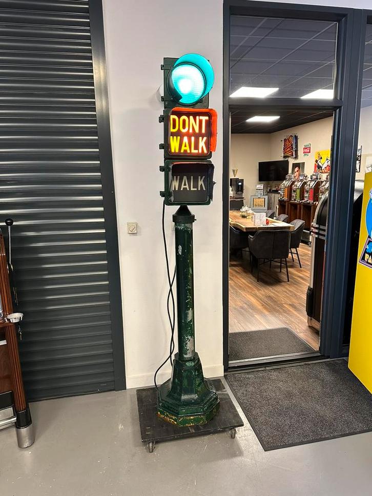 Origineel USA Traffic Light Amerikaans Verkeerslicht, Verzamelen, Automaten | Overige, Gebruikt, Ophalen