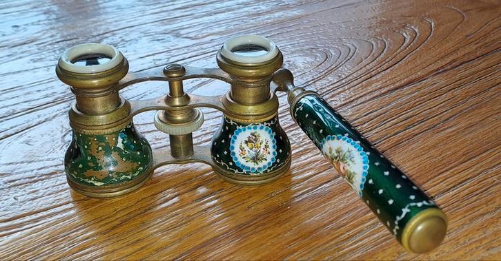 Antieke Toneelkijker met Handvat, Antiek en Kunst, Antiek | Overige Antiek, Ophalen of Verzenden