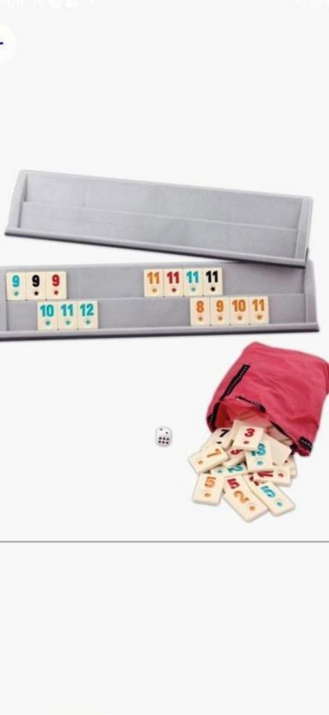 💫💫💫Flash Okey Plastic Rummy Set - Nieuw!💫💫💫, Ophalen of Verzenden, Minder dan 500 stukjes, Zo goed als nieuw, Overige typen