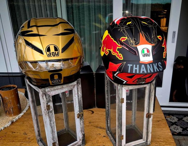 Agv pista Joan Mir & Pol Espargaro Ece & Dot gloednieuw., Motoren, Kleding | Motorhelmen, Dames, Heren, Kinderen, Integraalhelm