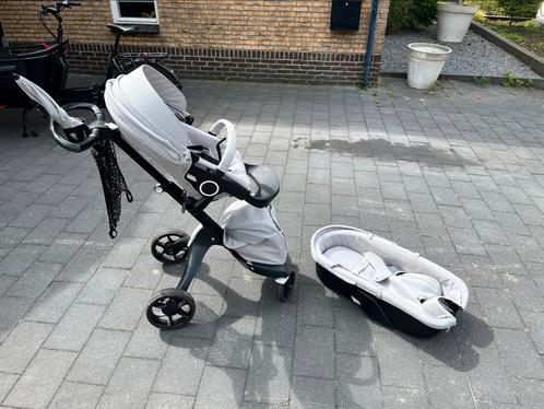 Stokke Xplory V5 kinderwagen met accessoires, Kinderen en Baby's, Kinderwagens en Combinaties, Gebruikt, Overige merken, Ophalen