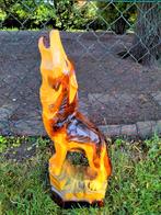 Hand gesneden houten wolf, Ophalen of Verzenden
