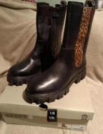 Groot damesschoenen laarzen leer maat 35 nieuw, Kleding | Dames, Schoenen, Hoge laarzen, Zwart, Nieuw, Ophalen of Verzenden