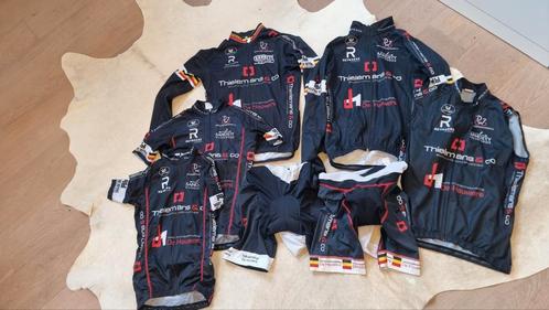 Set Professionele fietskledij, Fietsen en Brommers, Fietsaccessoires | Fietskleding, Zo goed als nieuw, Bovenkleding, Ophalen of Verzenden