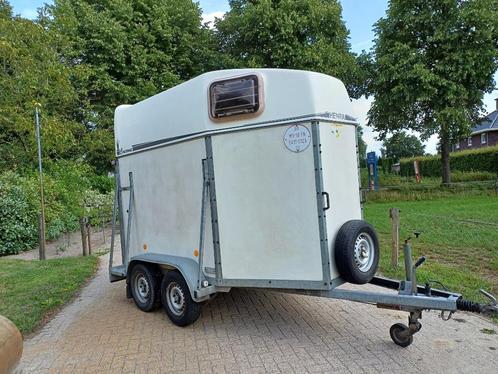 Paardentrailer 2 paards Henra Couronne, Dieren en Toebehoren, Paarden en Pony's | Trailers en Aanhangwagens, Gebruikt, 2-paards trailer