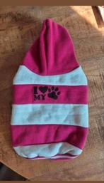 Honden hoodie. Ruglengte 23 cm. Amper gedragen, Dieren en Toebehoren, Hondenkleding, Ophalen of Verzenden, Zo goed als nieuw, Hondentrui