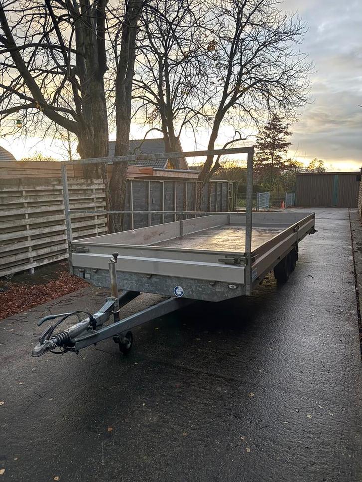 Hapert Azure plateauwagen – 6x2,20 meter – 2700 kg, Auto diversen, Aanhangers en Bagagewagens, Zo goed als nieuw, Ophalen
