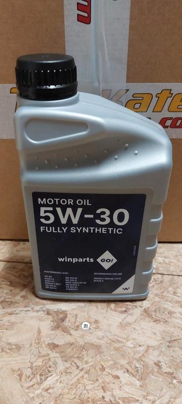 5W-30  winparts 1 liter onaangebroken beschikbaar voor biedingen