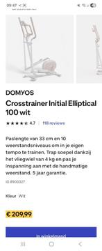 Elliptical Crosstrainer, Ophalen, Zo goed als nieuw, Overige typen