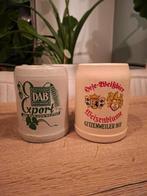 Duitse bierpullen., Ophalen of Verzenden, Zo goed als nieuw, Glas of Glazen, Overige merken