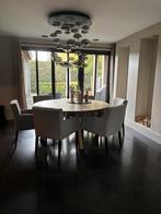Prachtige Eethoek met ronde tafel, Ophalen, Gebruikt, Modern, 4 tot 6 stoelen