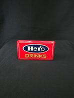 Oud vintage blikken klem, menukaarthouder, Hero, Verzamelen, Merken en Reclamevoorwerpen, Ophalen of Verzenden, Gebruikt, Overige typen