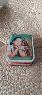 OUD CHOCOLADE BLIKJE AFBEELDING JONGE ENGELSE COCKER SPANIEL, Antiek en Kunst, Ophalen of Verzenden