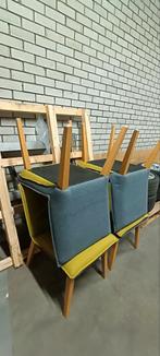 Keukenstoelen - Goede staat, moeten gewassen, Hout, Gebruikt, Overige kleuren, Ophalen of Verzenden