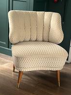 lounge chair / cocktail stoel jaren ’50–’60 vintage, Huis en Inrichting, Fauteuils, Ophalen, Gebruikt, Minder dan 75 cm, Stof