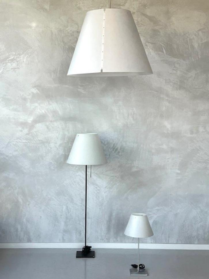 Luceplan Costanza D13 lampen 6x vintage lamp Paolo Rizzatto, Huis en Inrichting, Lampen | Vloerlampen, Gebruikt, 150 tot 200 cm