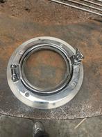 Antiek Scheepsluik Patrijspoort 20cm Diameter Metaal Chroom, Ophalen