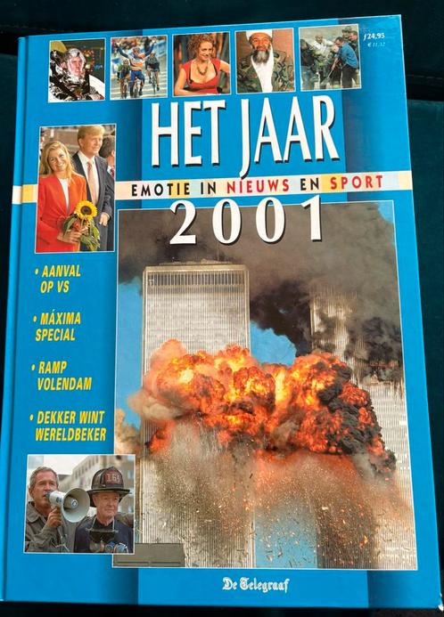 Het Jaar 2001: Emotie in Nieuws en Sport / Telegraaf, Boeken, Overige Boeken, Gelezen, Ophalen of Verzenden
