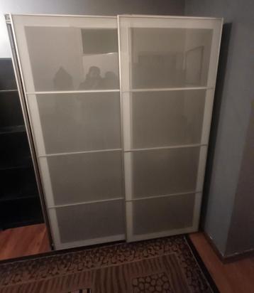 IKEA PAX kledingkast 2x 100x58x201 (2m) incl. verlichting
