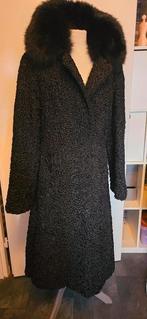 Bontjas zwart.. echt bont. Mt 40., Kleding | Dames, Ophalen of Verzenden, Gedragen, Maat 38/40 (M), Zwart
