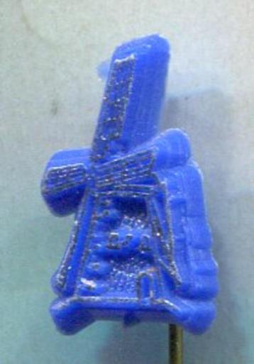 Molen blauw plastic speldje ( W_089 ) beschikbaar voor biedingen