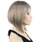 Pruik schuin bob model met steil haar kleur 48T, Verzenden, Nieuw, Pruik of Haarverlenging