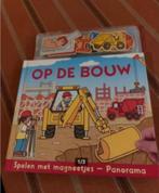 Boek Op de Bouw Magneetboek Spelen Magneetjes Bouwplaats, Boeken, Non-fictie, Jongen of Meisje, Voorleesboek, Ophalen of Verzenden